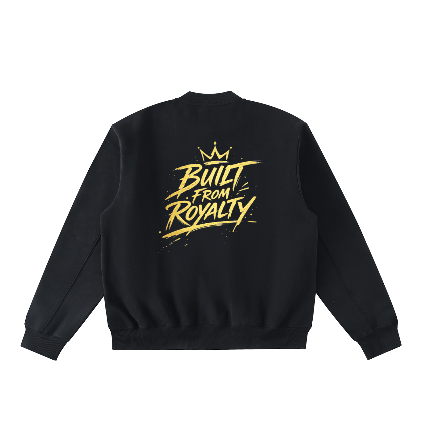 Built From Royalty Legacy Essential Zip-Up Fleeced Varsity Jacket