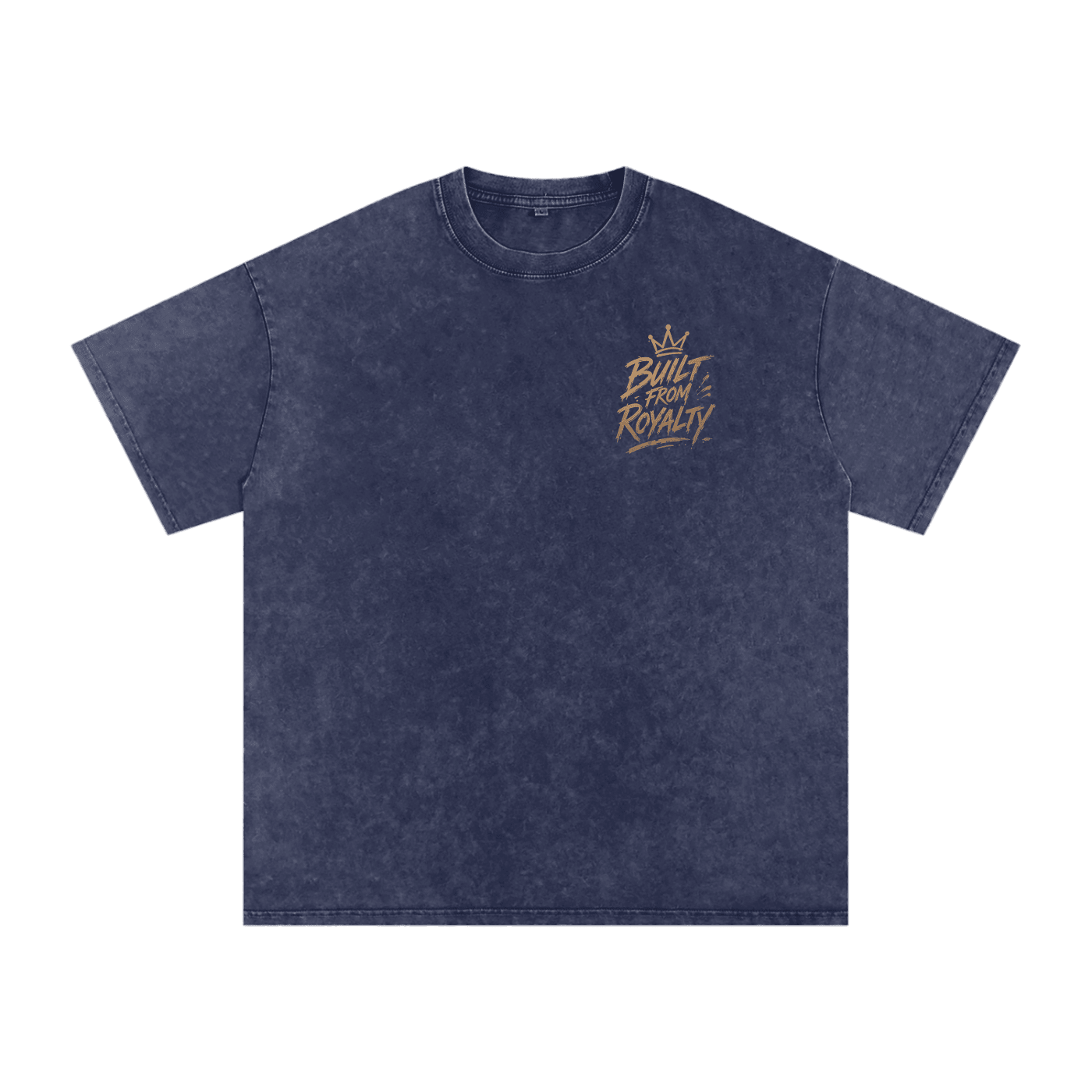 Built From Royalty Signature Washed Oversized Cotton T-Shirt - Built From Royalty