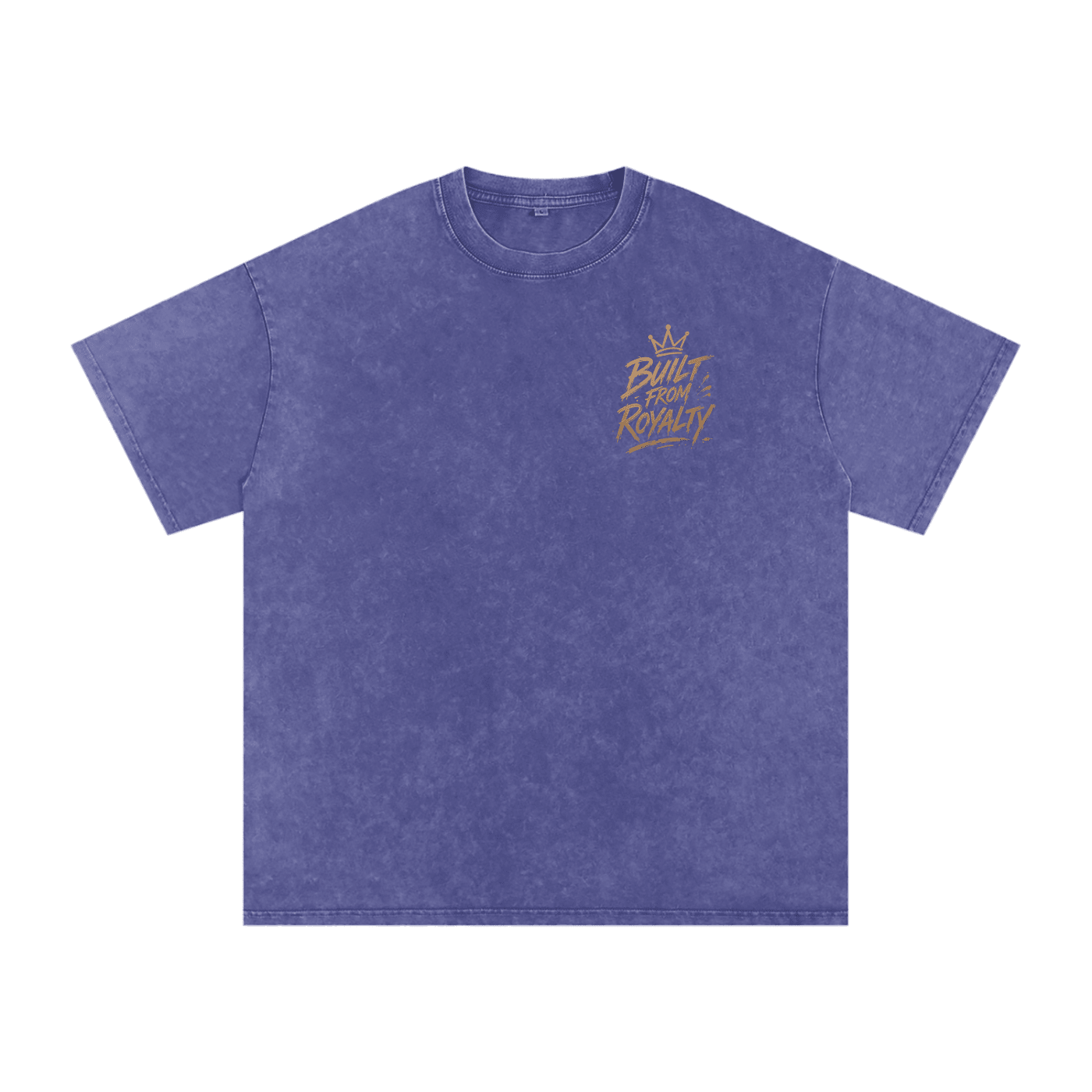 Built From Royalty Signature Washed Oversized Cotton T-Shirt - Built From Royalty