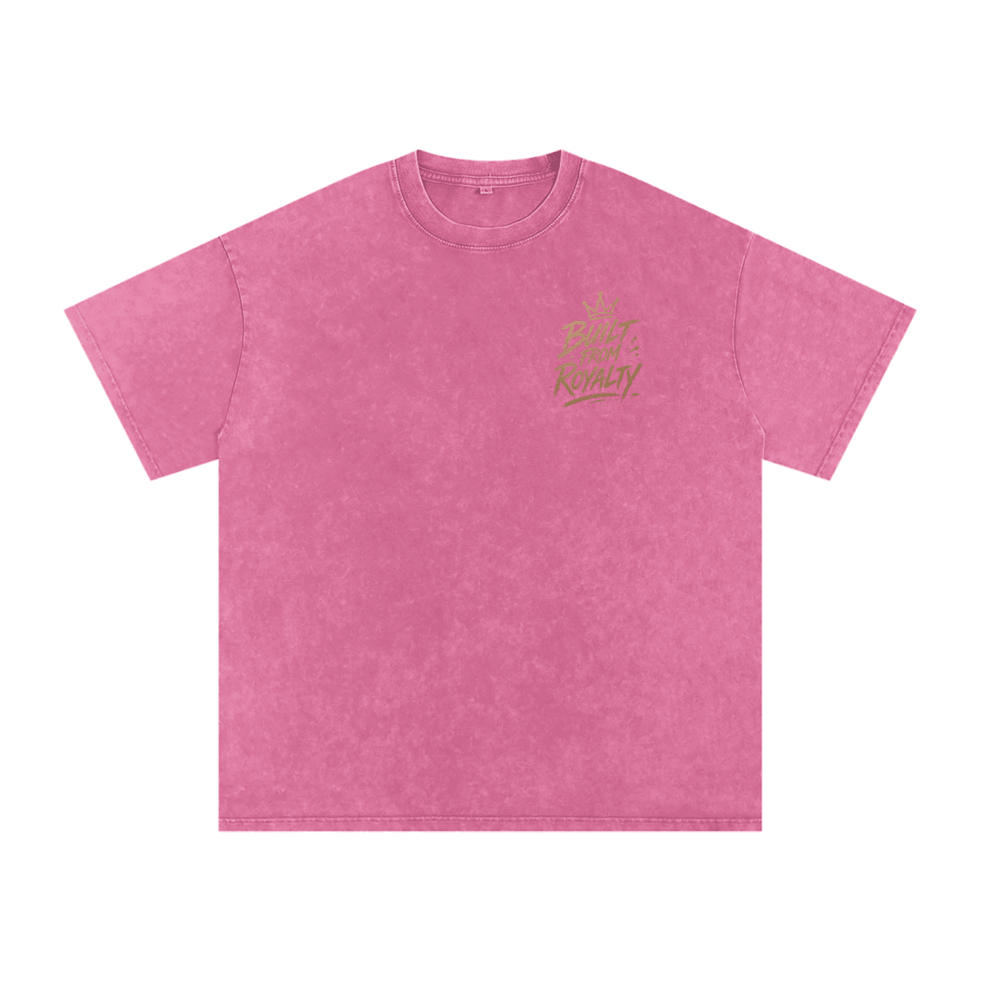 Built From Royalty Signature Washed Oversized Cotton T-Shirt - Built From Royalty