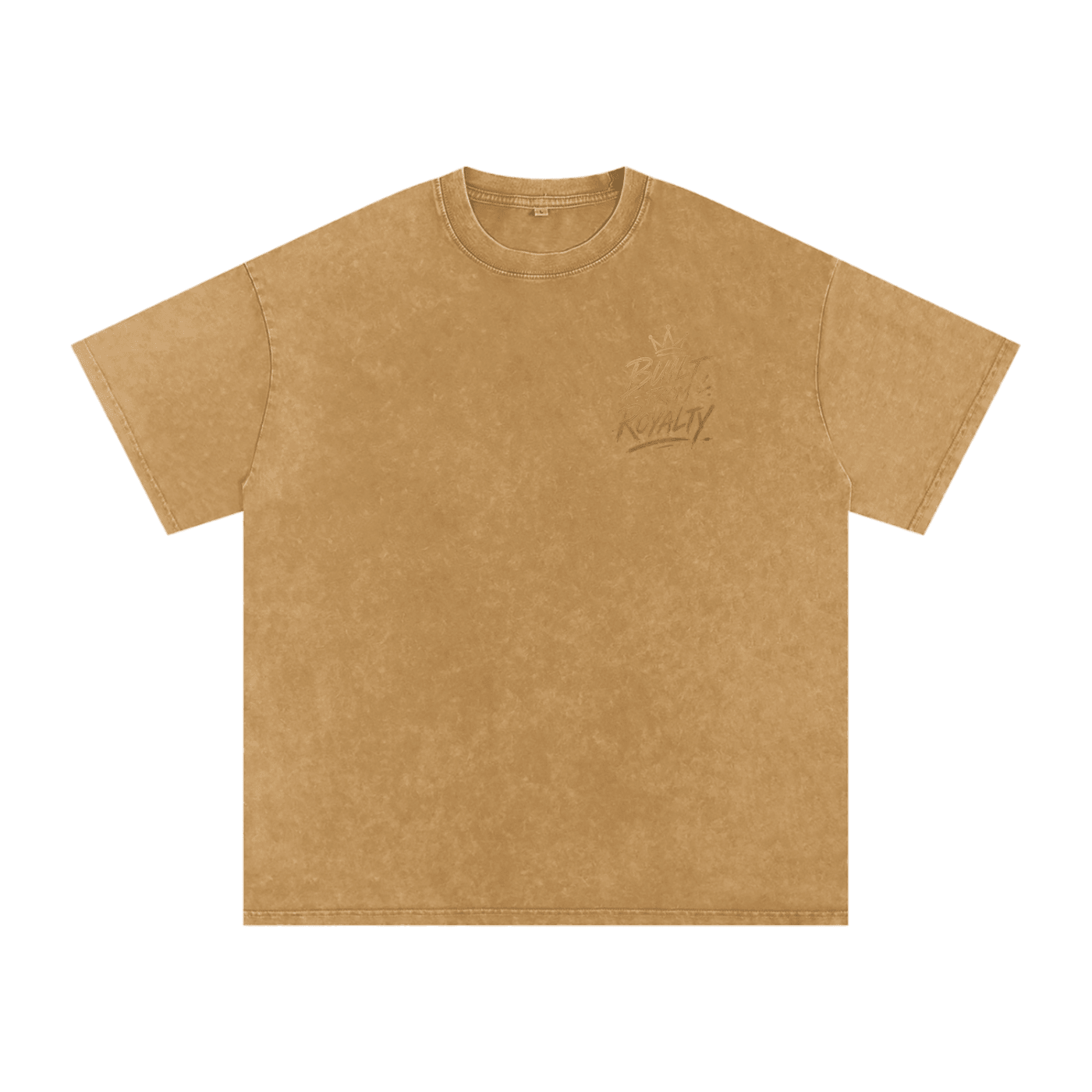 Built From Royalty Signature Washed Oversized Cotton T-Shirt - Built From Royalty