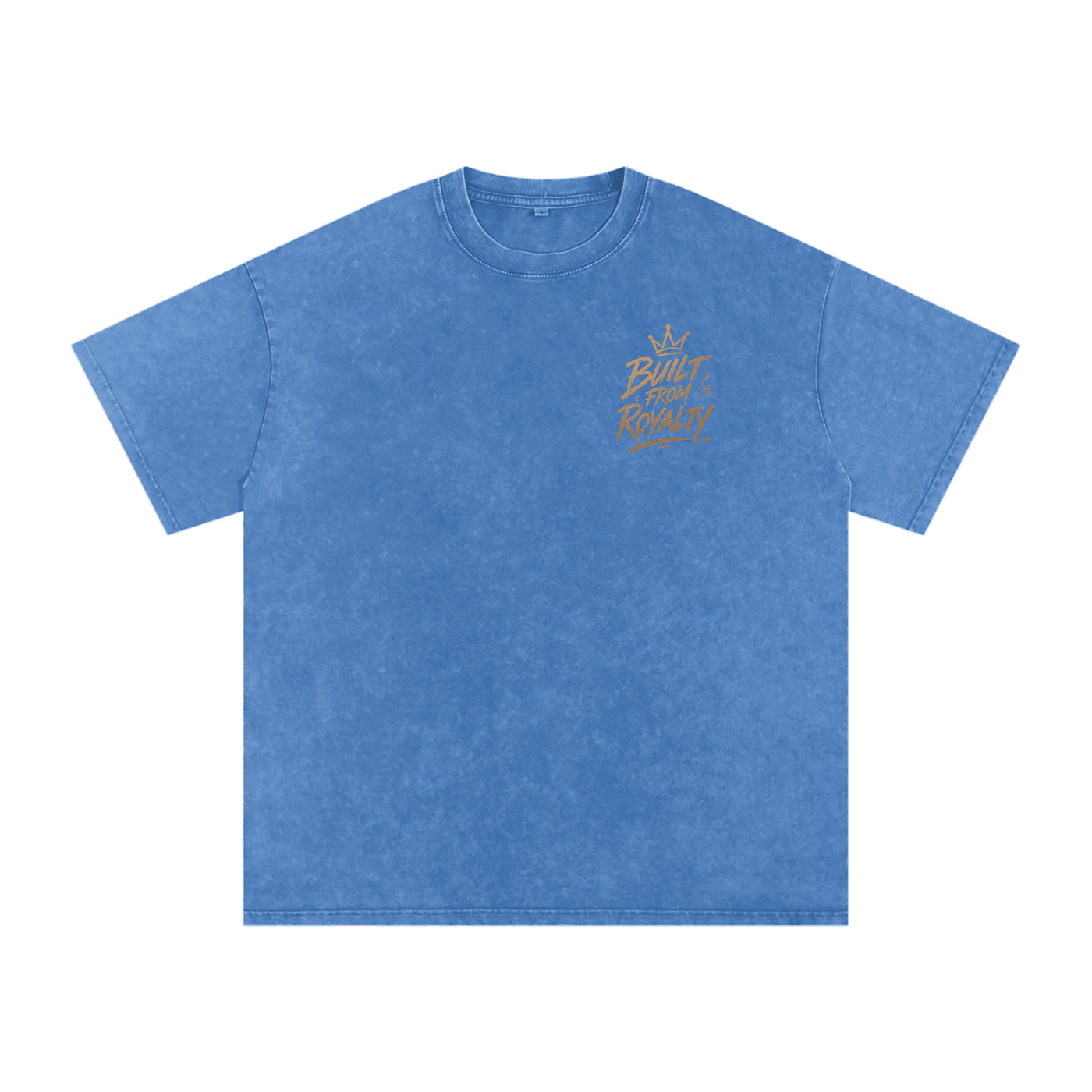 Built From Royalty Signature Washed Oversized Cotton T-Shirt - Built From Royalty