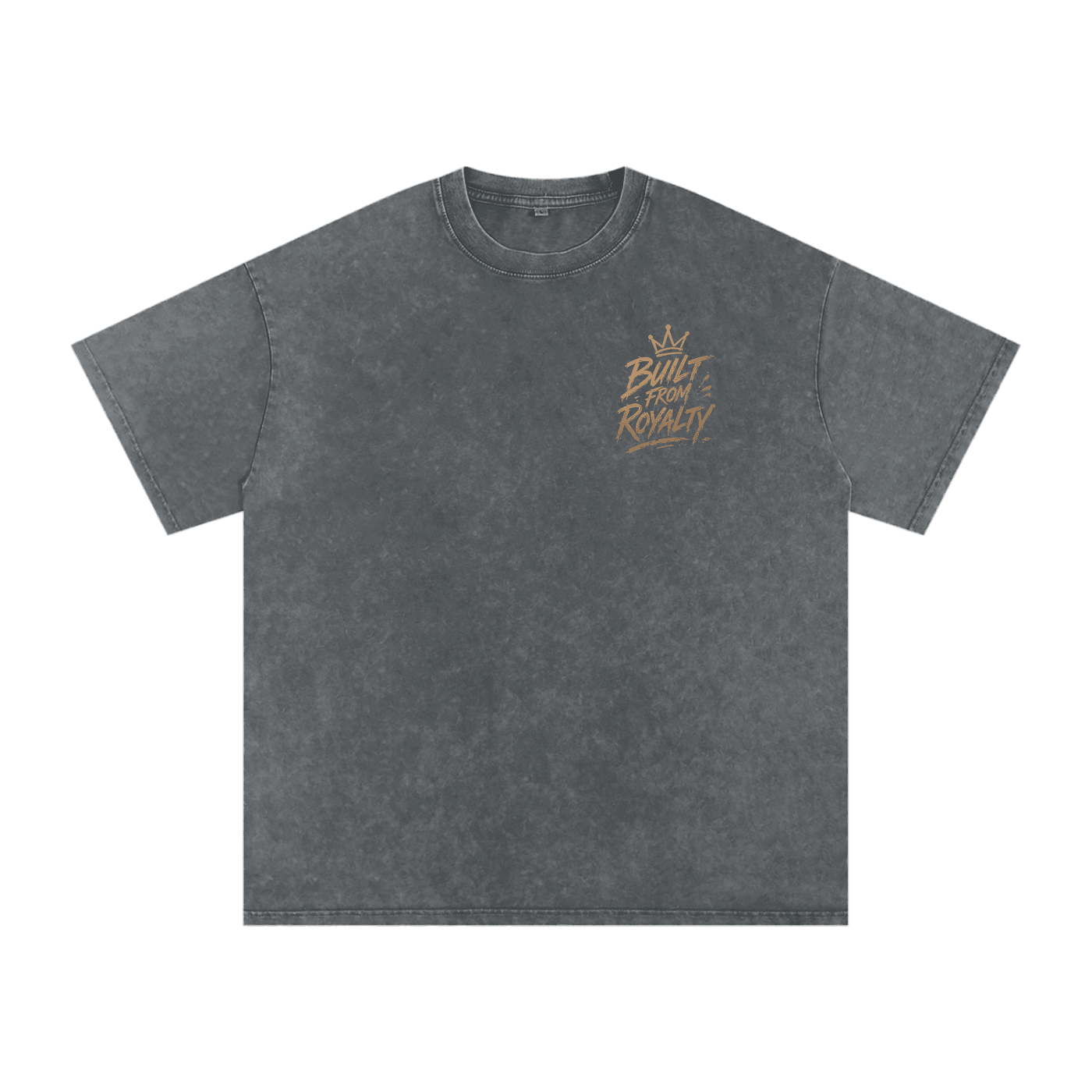 Built From Royalty Signature Washed Oversized Cotton T-Shirt - Built From Royalty