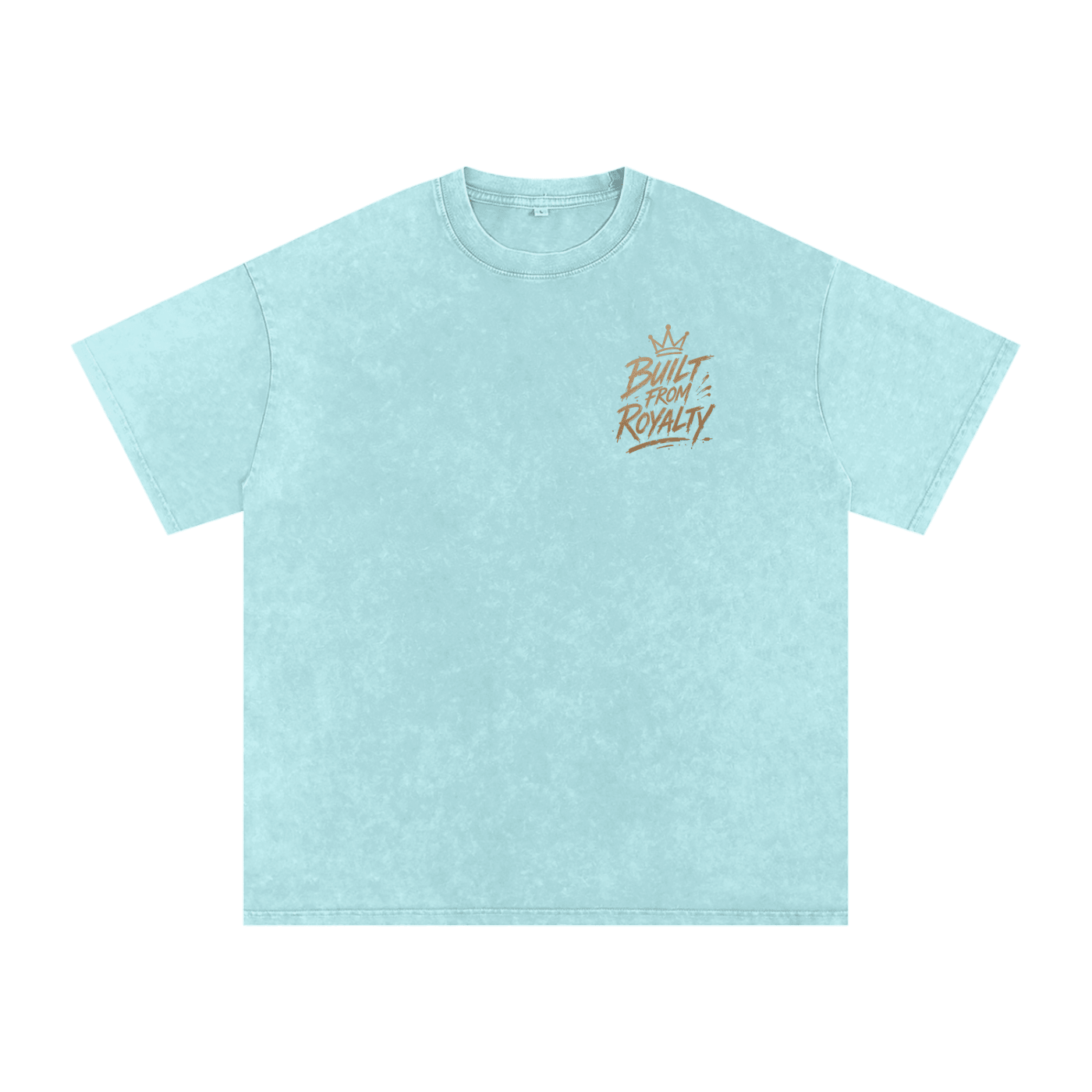 Built From Royalty Signature Washed Oversized Cotton T-Shirt - Built From Royalty