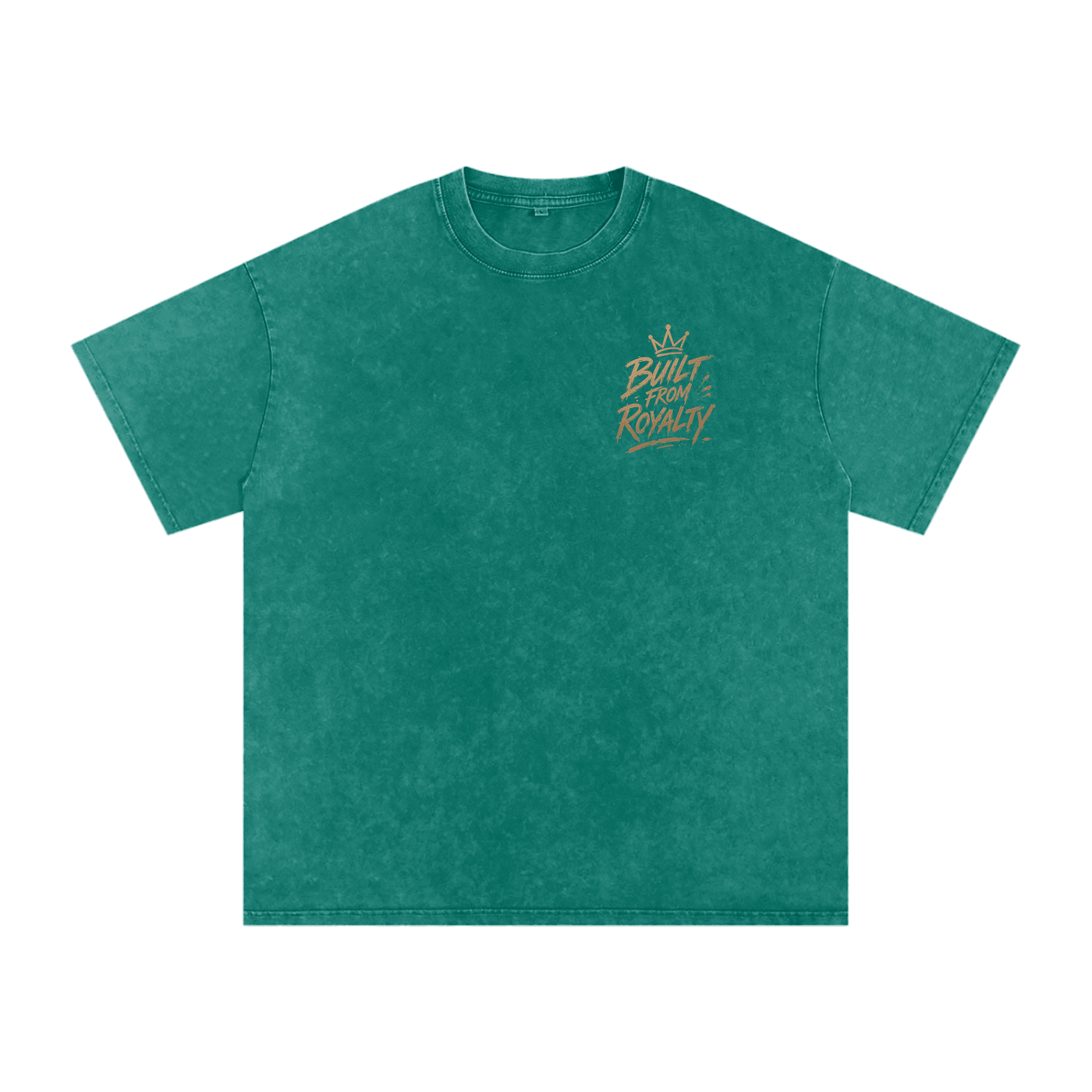 Built From Royalty Signature Washed Oversized Cotton T-Shirt - Built From Royalty