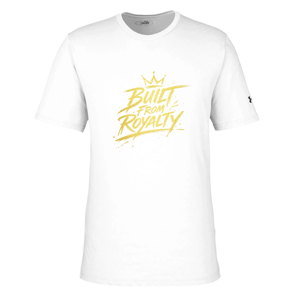 Built From Royalty x Under Armour - Legacy Athletic Crewneck T-Shirt | Under Armour 1383264 White/black - Built From Royalty