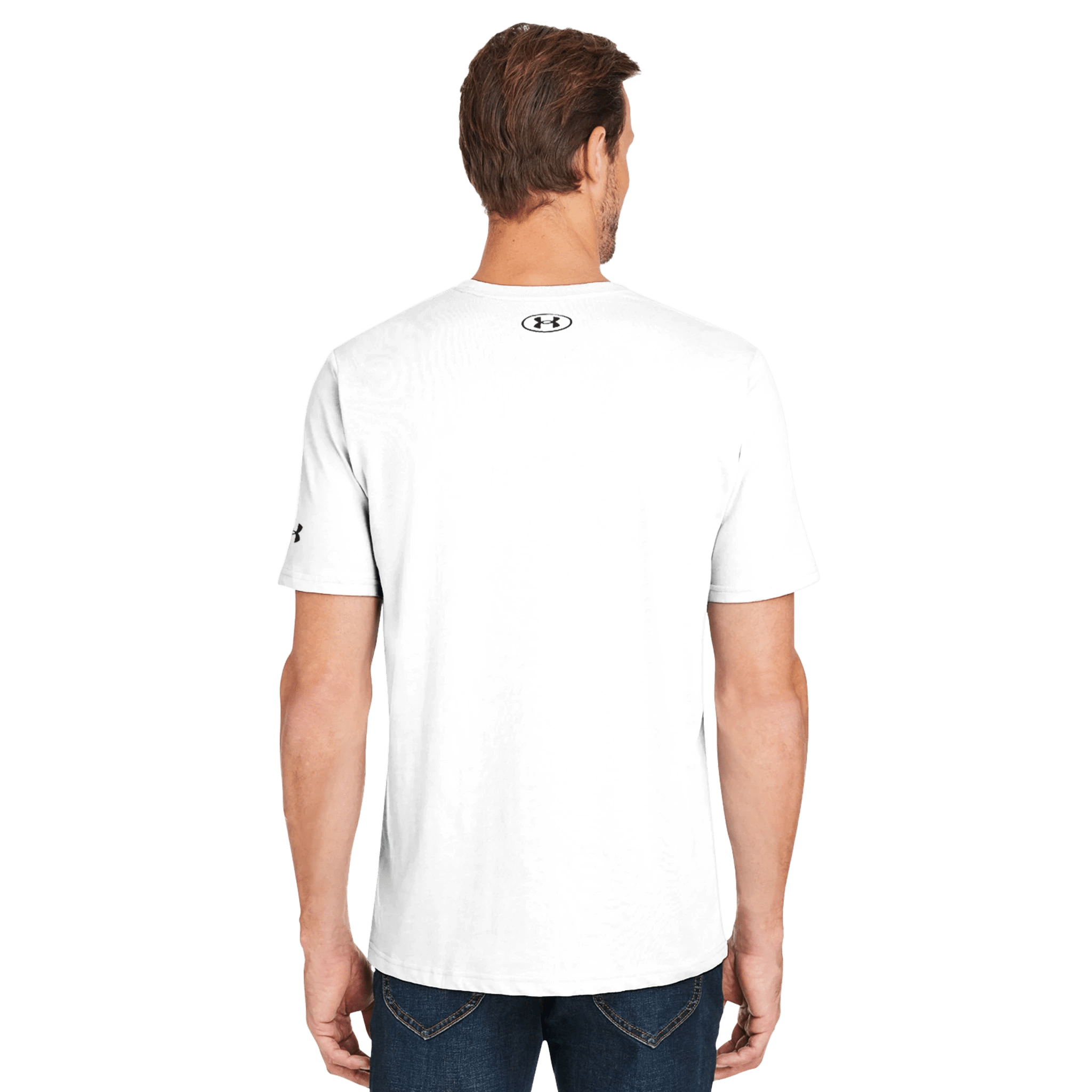 Built From Royalty x Under Armour - Legacy Athletic Crewneck T-Shirt | Under Armour 1383264 White/black - Built From Royalty
