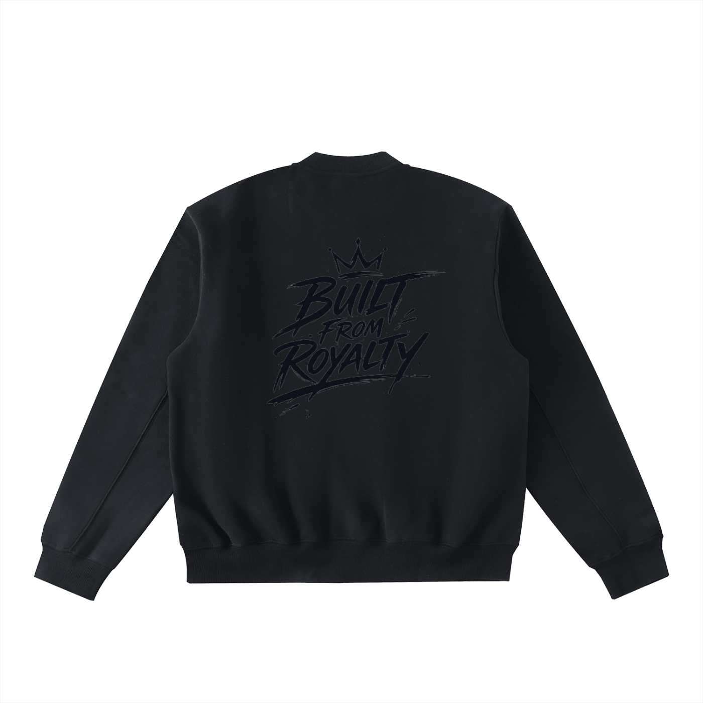Essential Zip - Up Fleeced Varsity Jacket - Built From Royalty