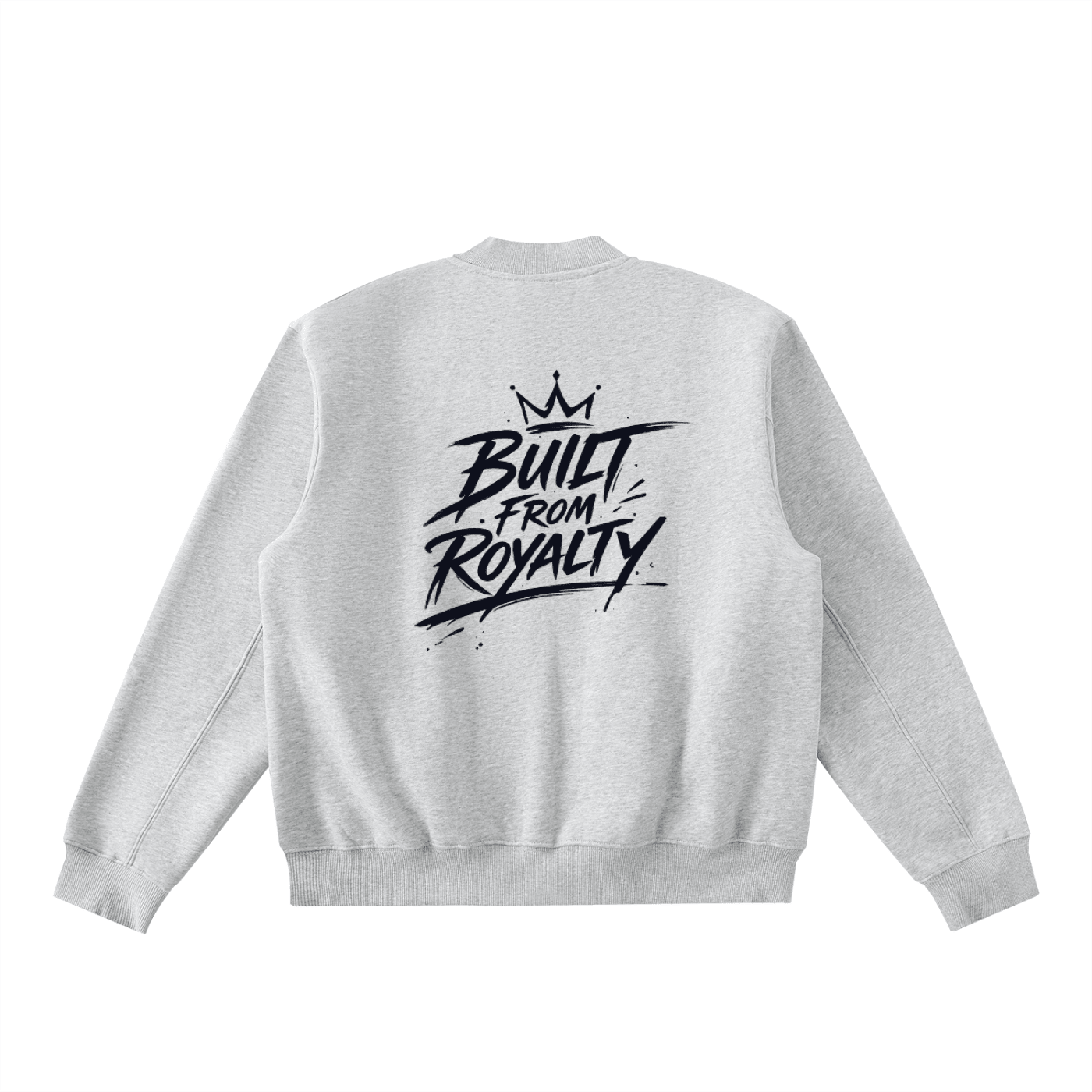 Essential Zip - Up Fleeced Varsity Jacket - Built From Royalty