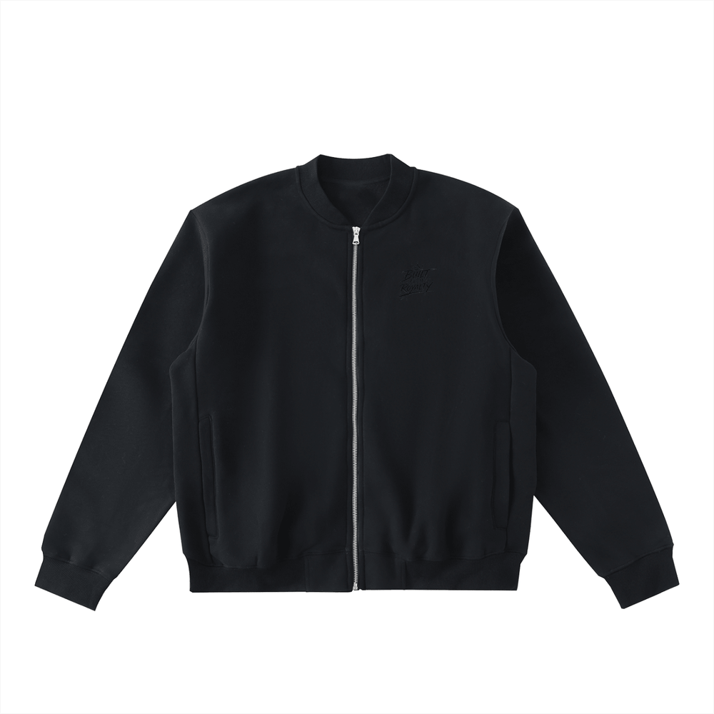 Built From Royalty Legacy Essential Zip-Up Fleeced Varsity Jacket