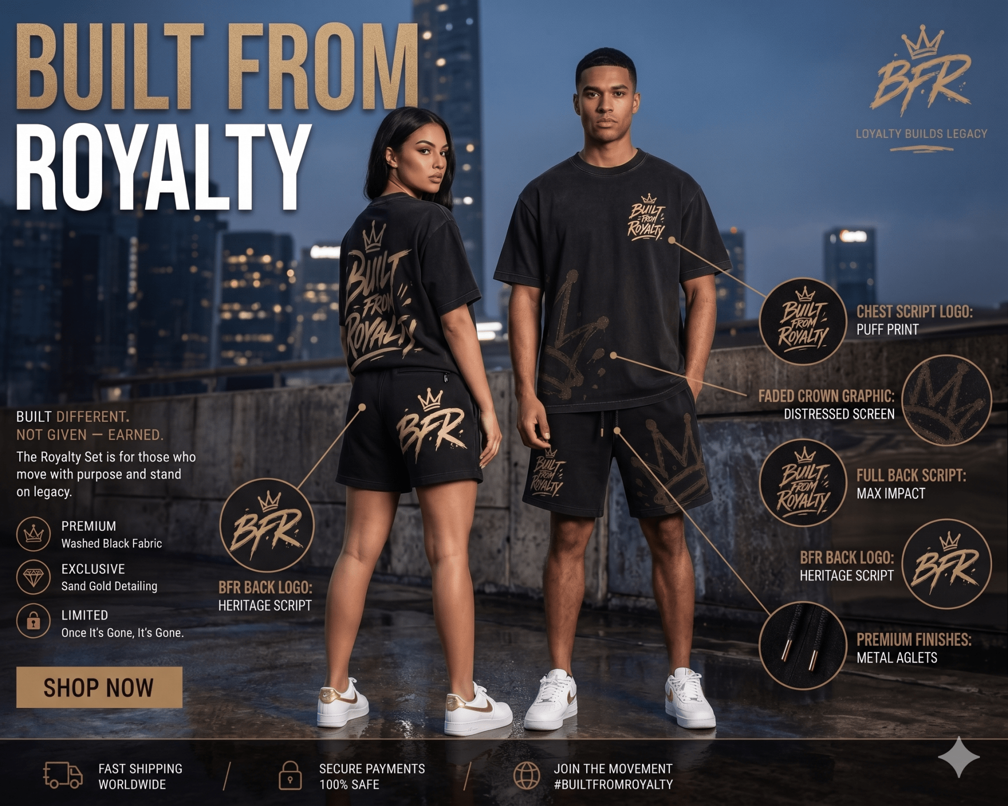 Signature Short Set - Built From Royalty